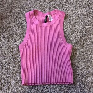 H&M divided rib-knit vest top